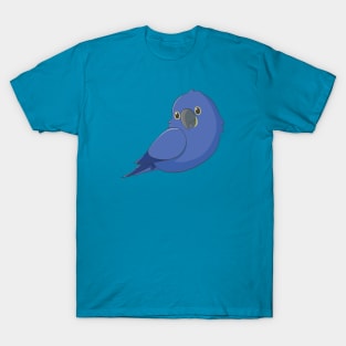 Cute fluffy hyacinth macaw T-Shirt